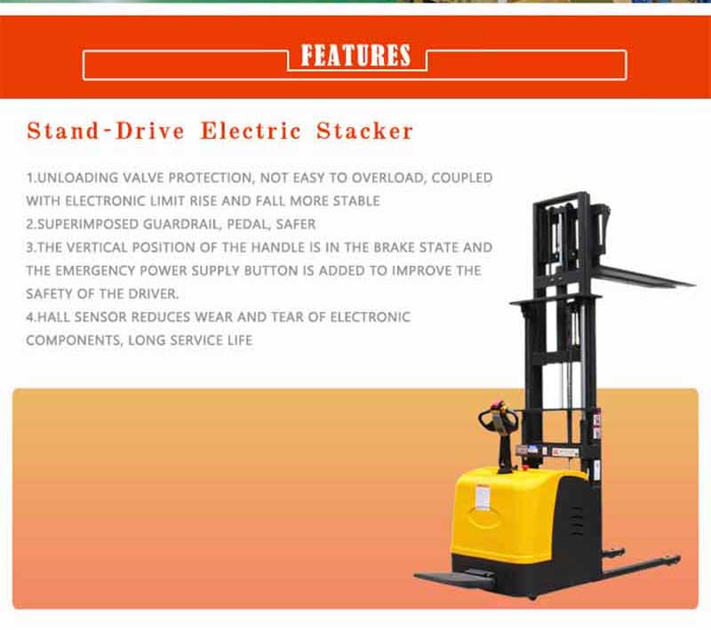 electric stacker truck 7