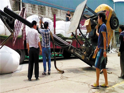 forklift in warehouse 2