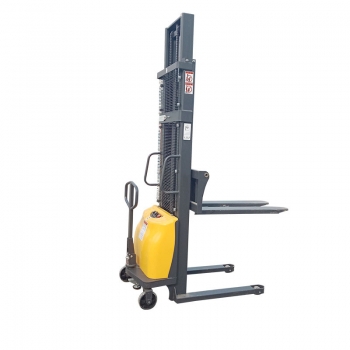 1 ton 1.6 M Semi battery operated pallet stacker automatic lifting stacker