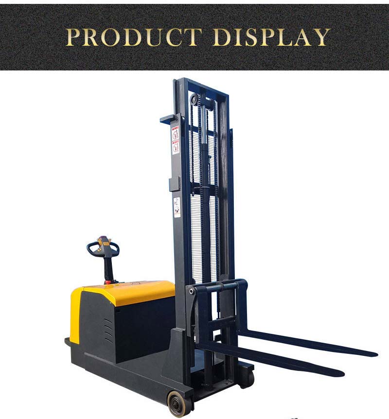 counterbalance pallet stacker, pallet stacker price, fully electric stacker