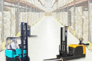 Why do all-electric power stacker lift dominate the diesel forklift market?