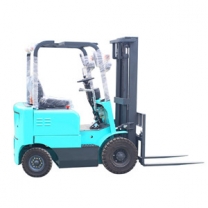 2.5 ton Powerful driving type four-wheel electric forklift green