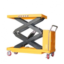 500kg Battery operated scissor lift table hydraulic lift small electric platform
