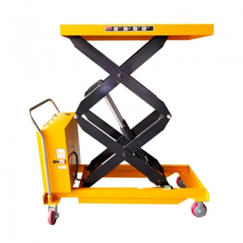 1 ton Mobile Hydraulic Scissor Lifts battery powered lift table