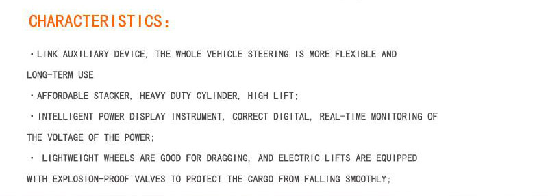 walk behind lift truck