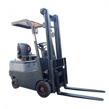 Forklift truck manufacturers provide four-wheel electric powered forklift