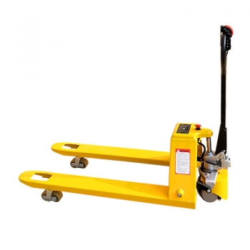 New spot walking semi electric pallet jack with easy effort to climb easily