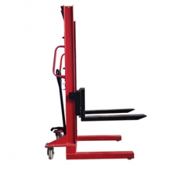 Manual hydraulic stacker with 2 tons of simple operation manual pallet stacker