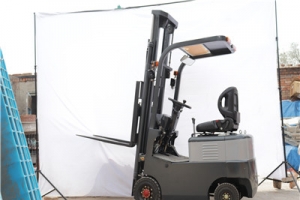 What is the impact of solid tires on forklift truck?