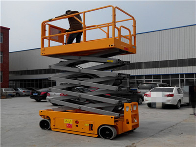 small scissor lift platform