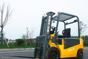What if there is a problem with the electric forklift brake system?