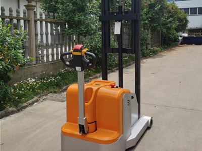 full-electric walk-behind counterbalance stacker