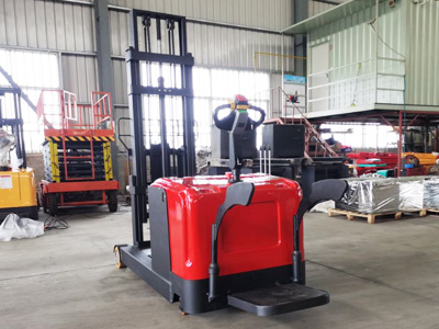 stand-on counterbalance stacker