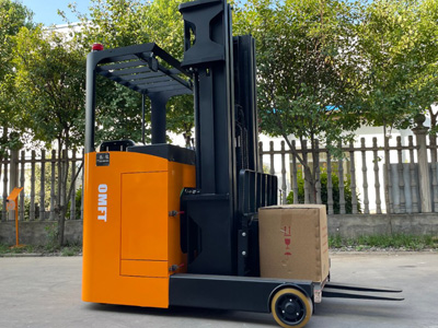 stand-on electric stacker