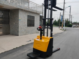 Best Stacker for Small Warehouses: Ride-On Full Electric Stacker Easy Efficient