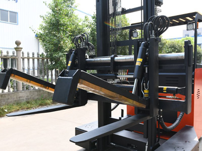 3-Ton Fully Electric 4-Way Forklift Ideal for Long Material Handling