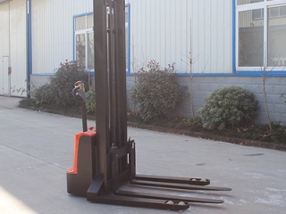 Walk‑Behind Cross‑Leg Full Electric Stacker | In Stock from Original Manufacture