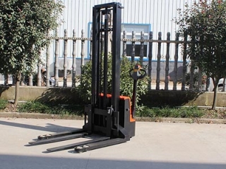 Is the Compact Straddle Leg Stacker Easy to Use?