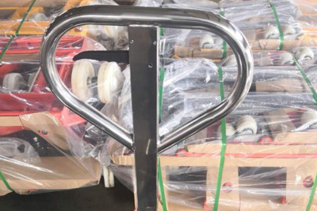 Stainless Steel Pallet Truck Cleaning