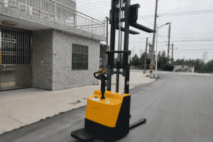 Ride-on Dual Pallet Stacker | Ideal for E-commerce Warehouse