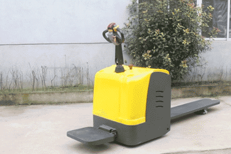 Durable Ride-On Pallet Truck | Compact for Small Warehouse