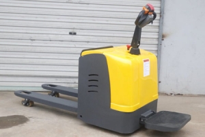 Lithium Ride-On Electric Pallet Truck | Perfect for Narrow Aisle Warehouse