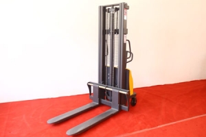 Semi-Electric Stacker With Brake | Durable Economy Model for Factory Line