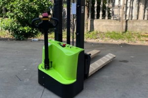 Indoor Silent Walk-Behind Stacker | Full Electric Lithium Powered Model