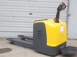 Lithium Ride-On Electric Pallet Truck | Perfect for Narrow Aisle Warehouse