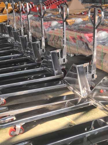 Stainless Steel Manual Hydraulic Pallet Jack | Tonnage Selection Guide