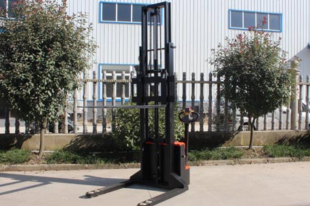 Walk-behind full electric stacker