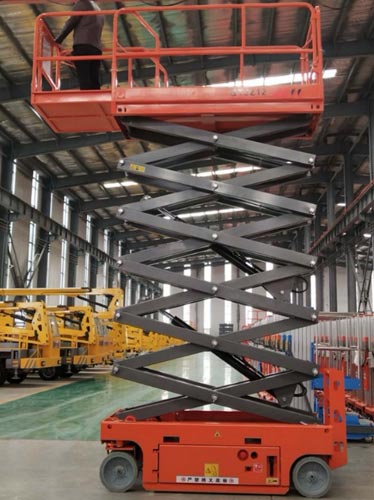 Scissor lift platform