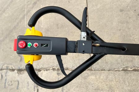 Electric pallet truck control handle