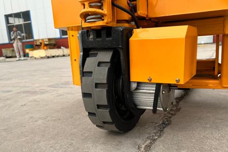 Rough terrain forklift tires