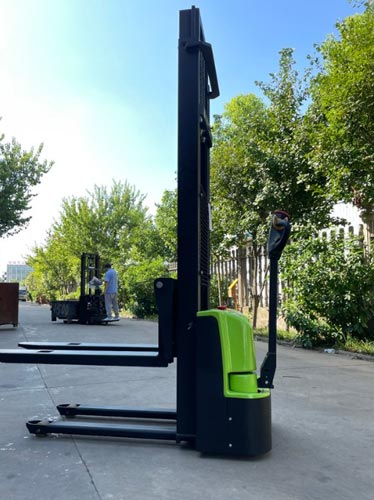 Full Electric Walk-behind Stacker | Long Battery Life for Supermarket Warehouse