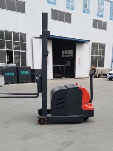 Walk-behind counterbalance stacker