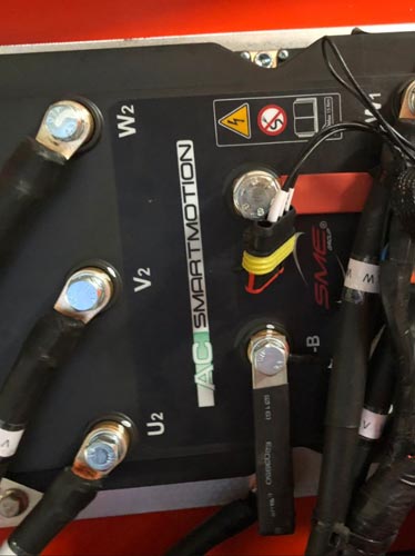 Electric forklift battery details