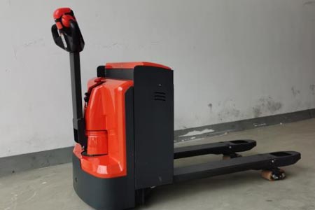 Actual measured parameters of electric pallet truck
