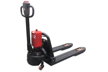 Dimensions of walk-behind pallet truck
