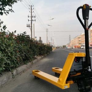 Does Walk-behind Pallet Truck Occupy Large Floor Space? Actual Size Data