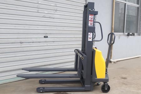 Semi-electric stacker