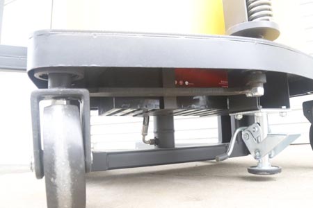 Stacker brakes and wheels
