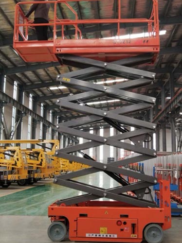 Electric aerial work platform