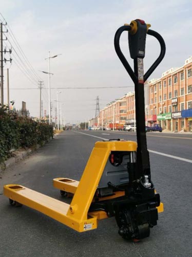 Walk-behind electric pallet truck