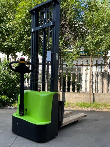 Manufacturer Of Walk-behind Electric Stacker For 1.8m Narrow Warehouse Aisles