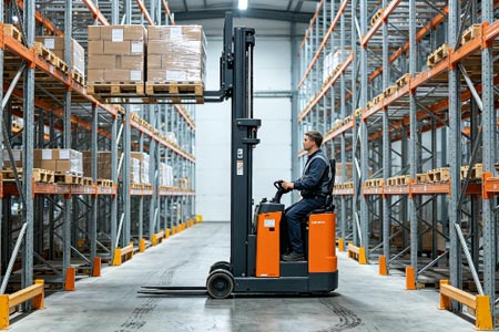 Stand-on Electric Stacker