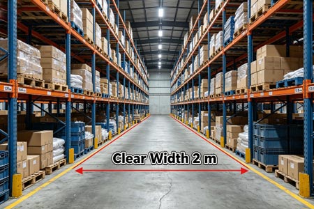 2m Narrow Aisle Warehouse