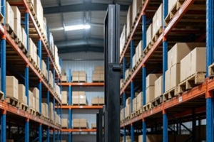1 Ton Walk-behind Straddle Stacker | Compact Lithium Battery Straddle Stacker