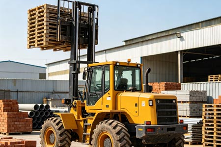 Energy-Saving 2WD Rough Terrain Forklift