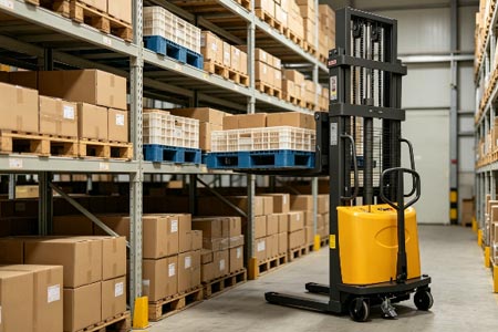 Economical Semi-Electric Stacker